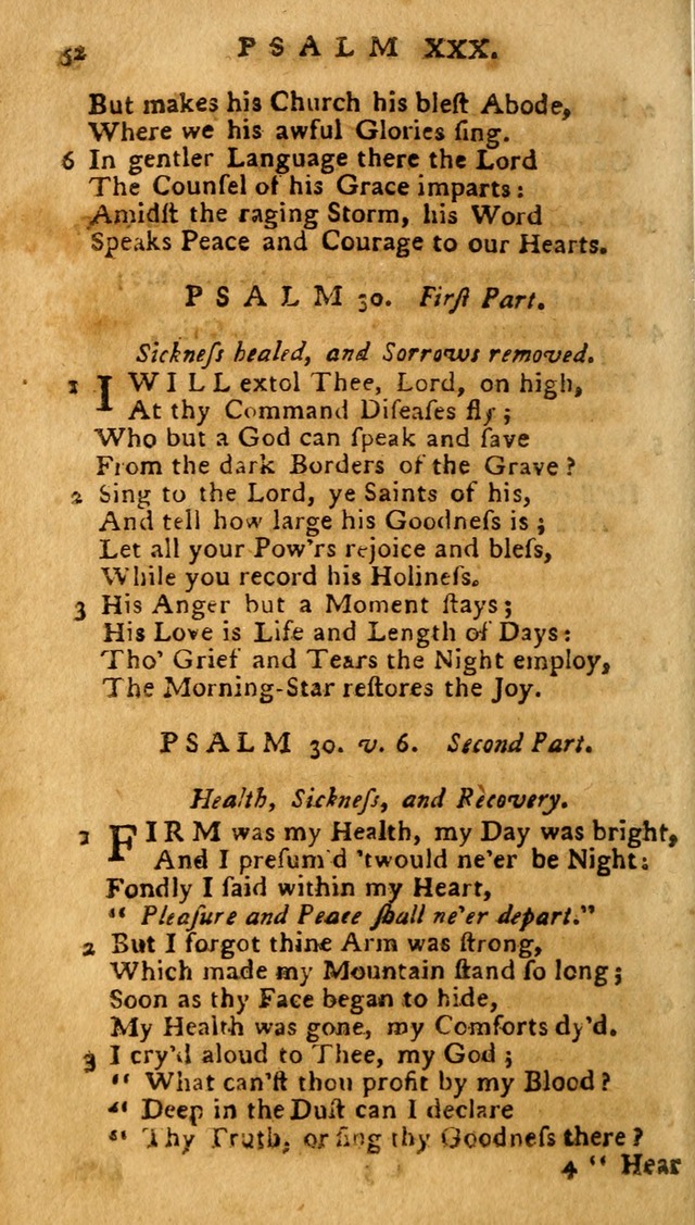 The Psalms of David: imitated in the language of the New Testament. page 52