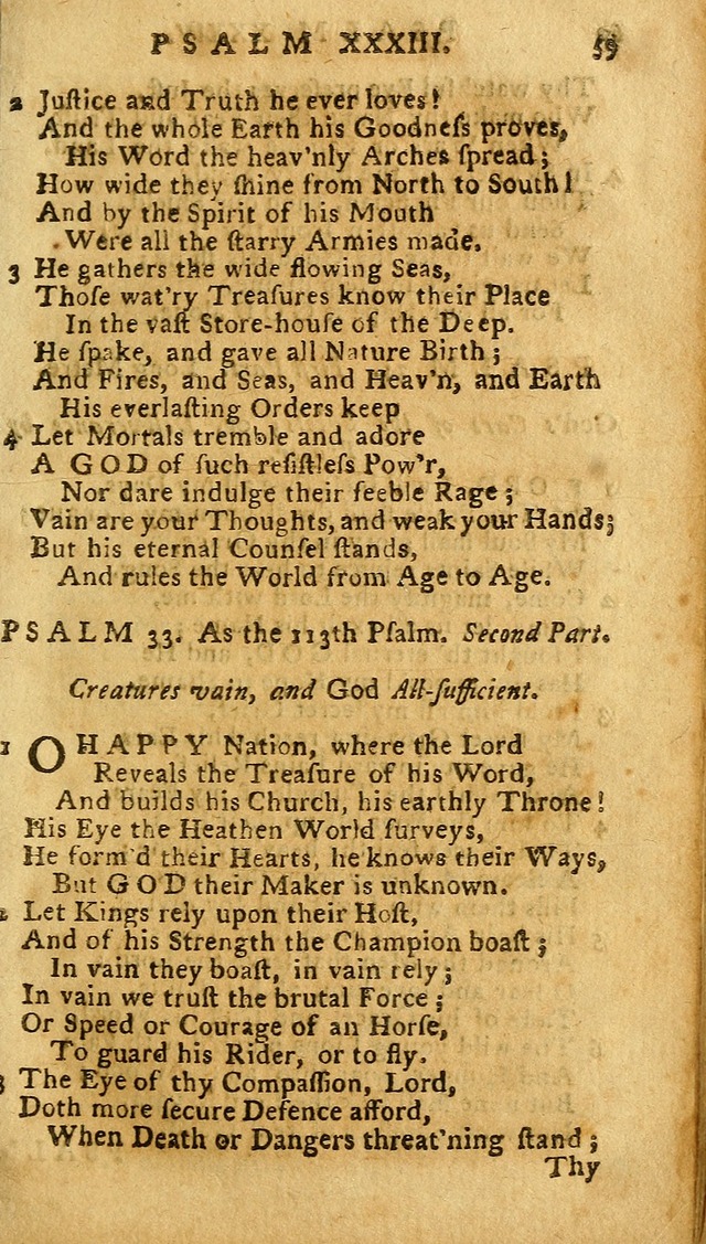 The Psalms of David: imitated in the language of the New Testament. page 59