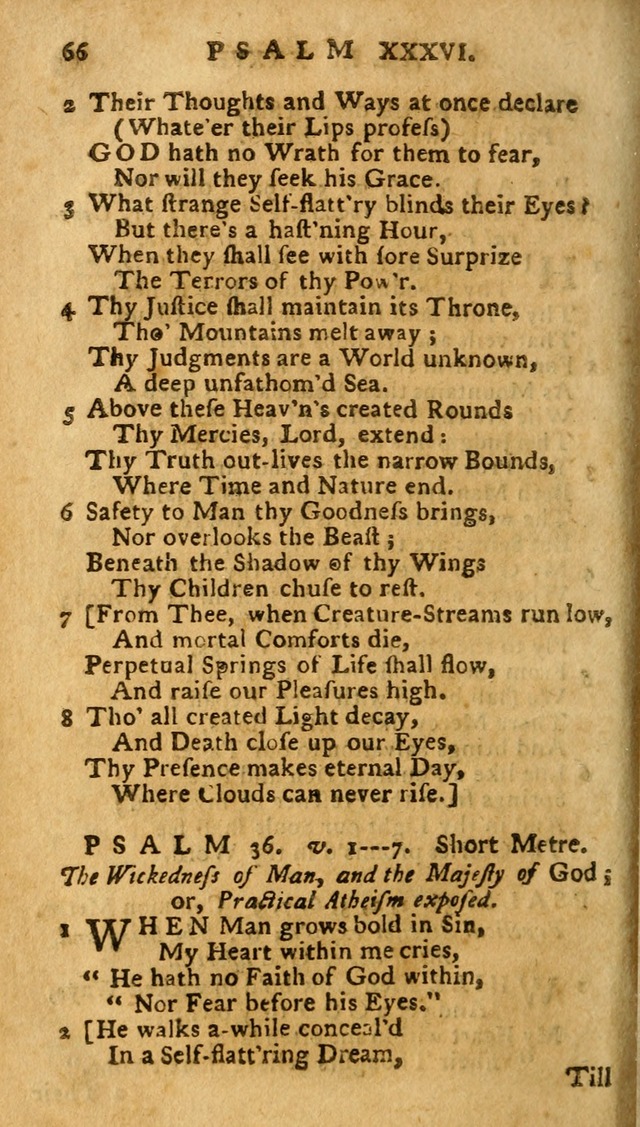 The Psalms of David: imitated in the language of the New Testament. page 66