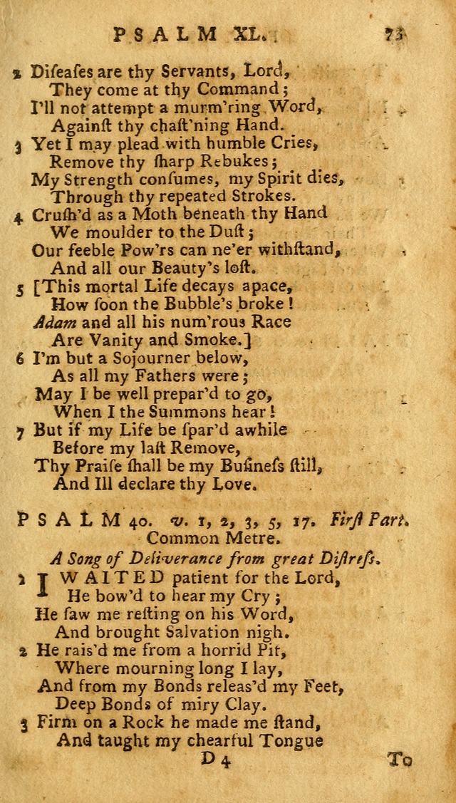 The Psalms of David: imitated in the language of the New Testament. page 73