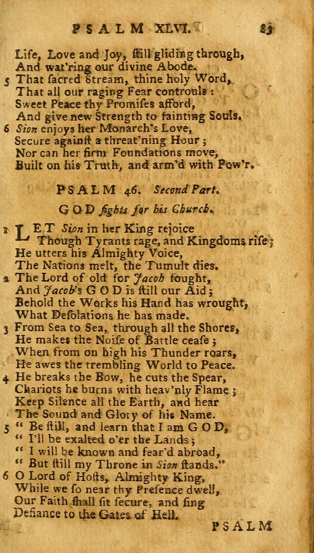 The Psalms of David: imitated in the language of the New Testament. page 83