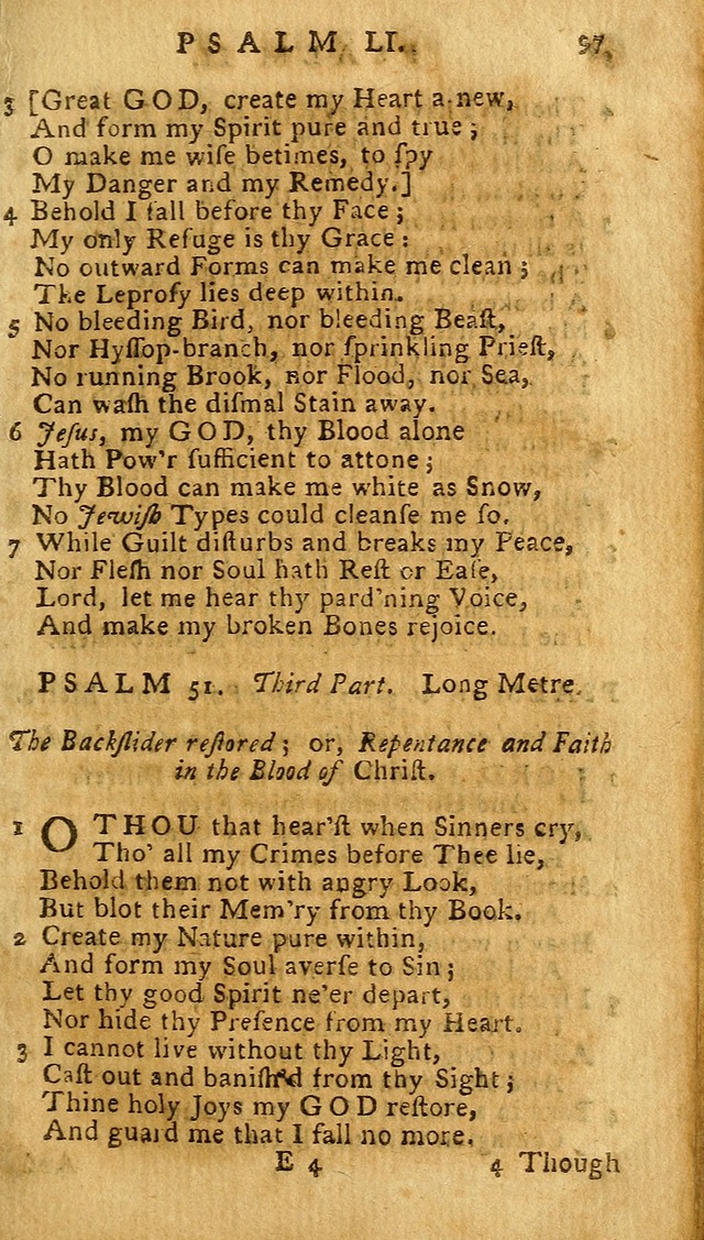 The Psalms of David: imitated in the language of the New Testament. page 97