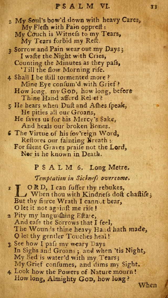 The Psalms of David: imitated in the language of the New Testament, and applied to the Christian state and worship (27th ed.) page 11