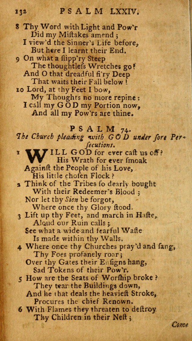 The Psalms of David: imitated in the language of the New Testament, and applied to the Christian state and worship (27th ed.) page 132