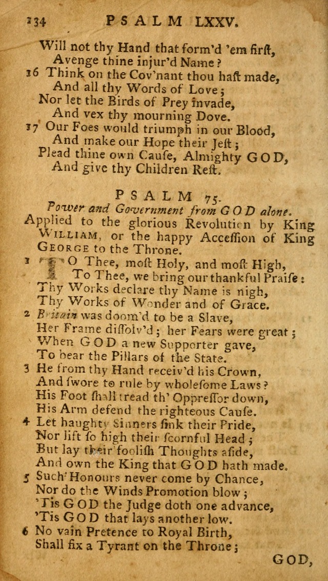 The Psalms of David: imitated in the language of the New Testament, and applied to the Christian state and worship (27th ed.) page 134