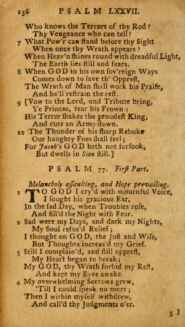 The Psalms of David: imitated in the language of the New Testament, and applied to the Christian state and worship (27th ed.) page 136