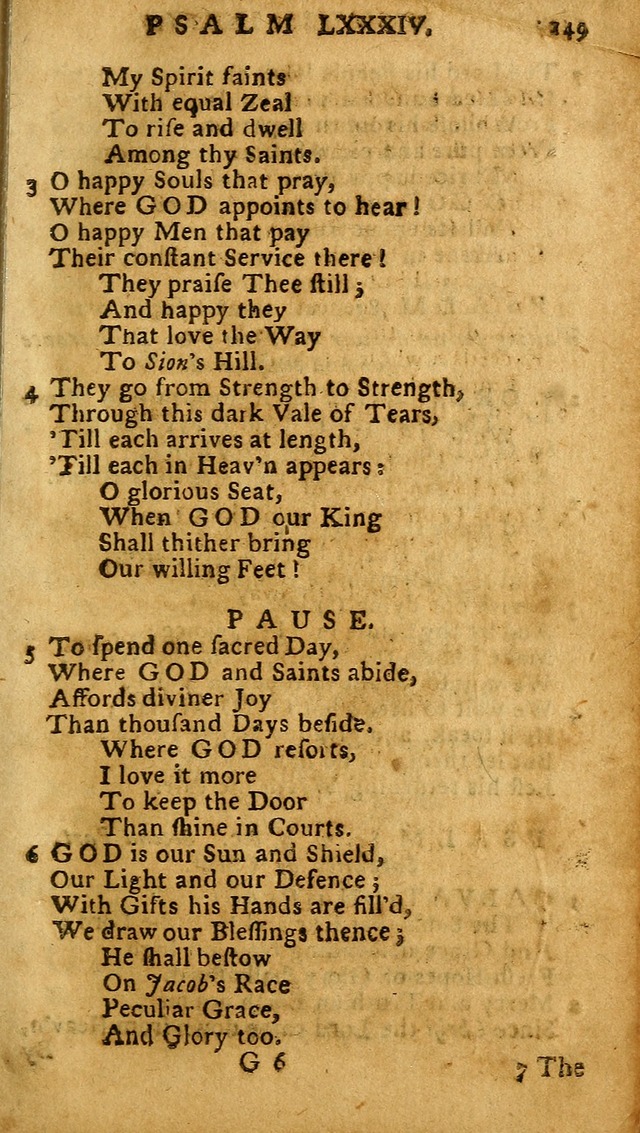 The Psalms of David: imitated in the language of the New Testament, and applied to the Christian state and worship (27th ed.) page 149