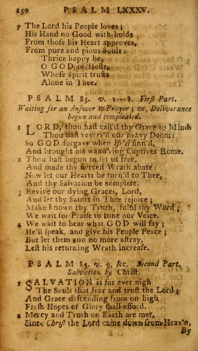 The Psalms of David: imitated in the language of the New Testament, and applied to the Christian state and worship (27th ed.) page 150