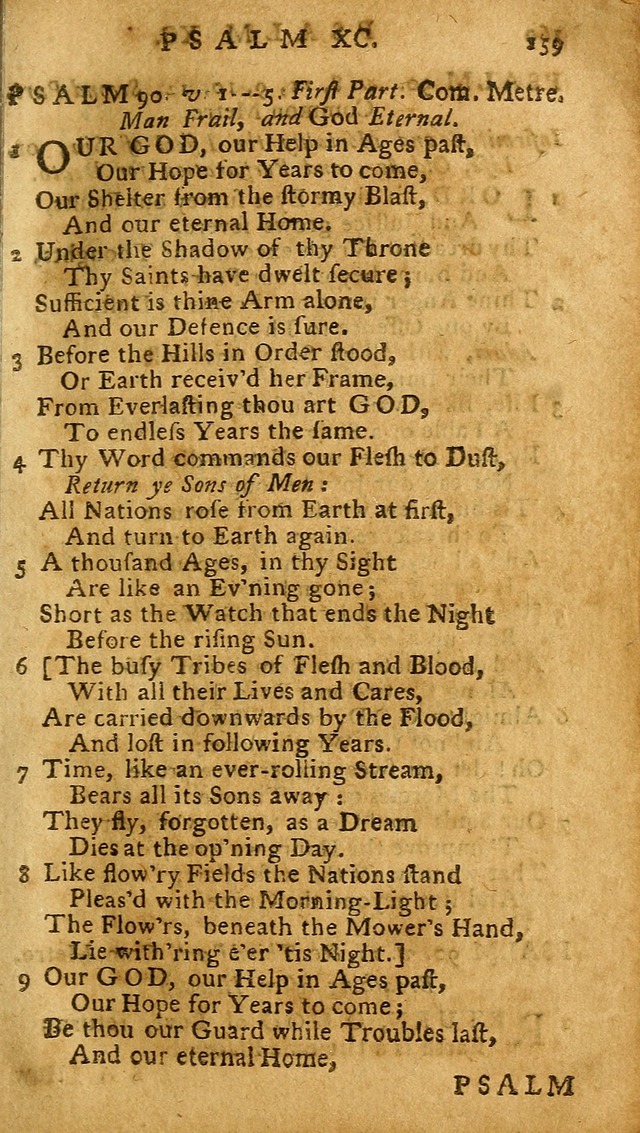 The Psalms of David: imitated in the language of the New Testament, and applied to the Christian state and worship (27th ed.) page 159