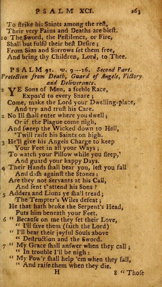 The Psalms of David: imitated in the language of the New Testament, and applied to the Christian state and worship (27th ed.) page 163