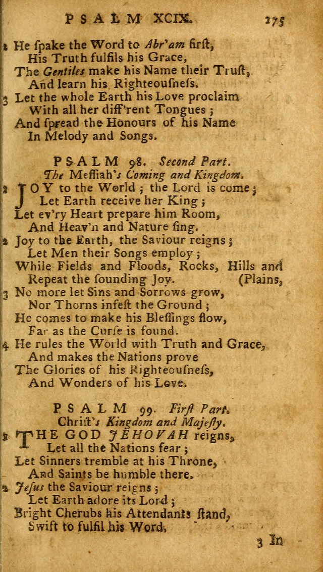 The Psalms of David: imitated in the language of the New Testament, and applied to the Christian state and worship (27th ed.) page 175