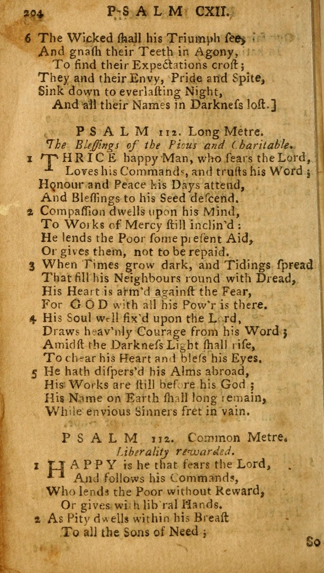 The Psalms of David: imitated in the language of the New Testament, and applied to the Christian state and worship (27th ed.) page 204