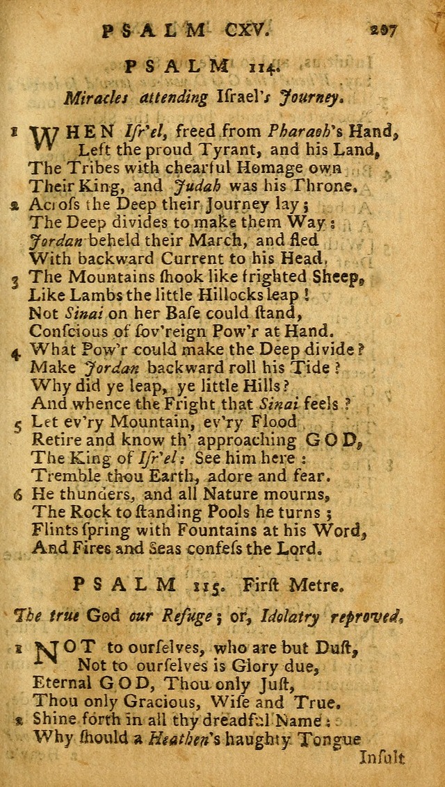 The Psalms of David: imitated in the language of the New Testament, and applied to the Christian state and worship (27th ed.) page 207