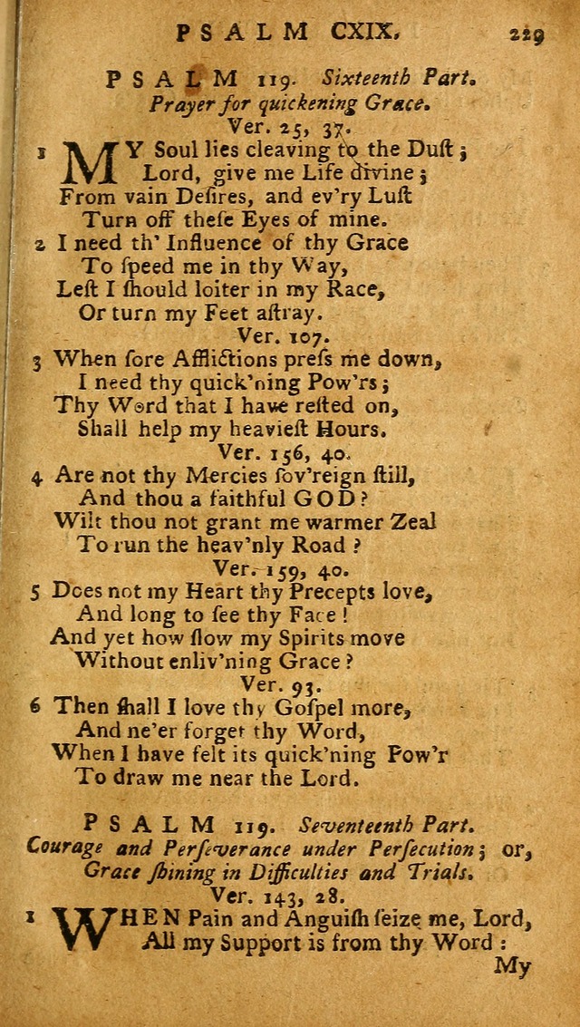 The Psalms of David: imitated in the language of the New Testament, and applied to the Christian state and worship (27th ed.) page 229