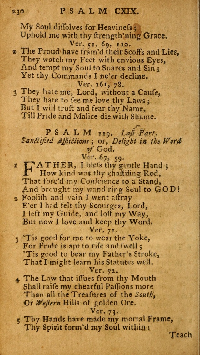 The Psalms of David: imitated in the language of the New Testament, and applied to the Christian state and worship (27th ed.) page 230