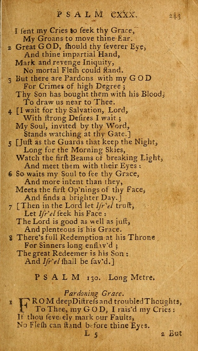 The Psalms of David: imitated in the language of the New Testament, and applied to the Christian state and worship (27th ed.) page 243