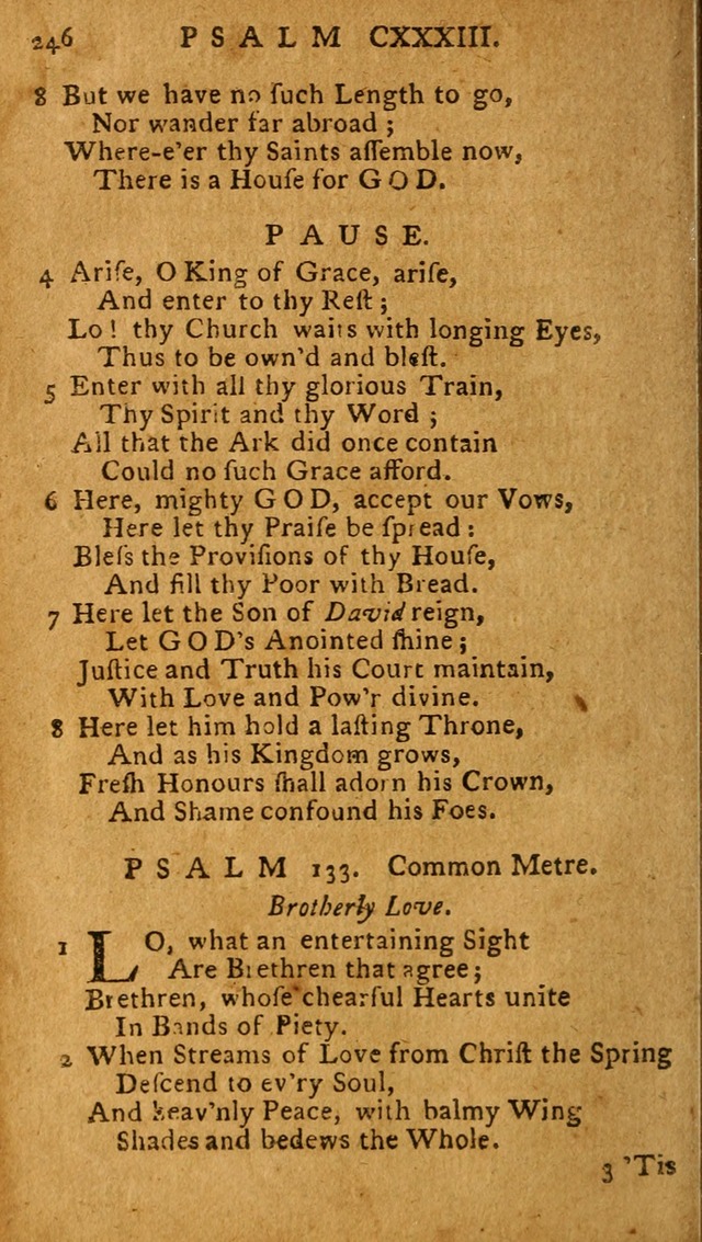 The Psalms of David: imitated in the language of the New Testament, and applied to the Christian state and worship (27th ed.) page 246