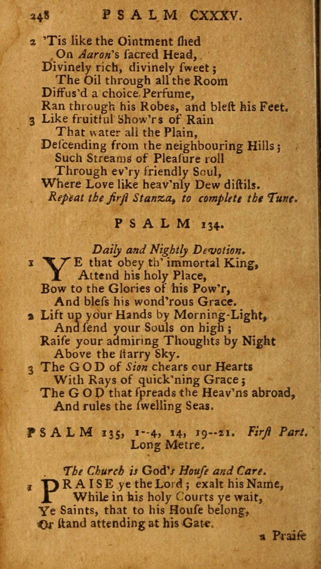 The Psalms of David: imitated in the language of the New Testament, and applied to the Christian state and worship (27th ed.) page 248