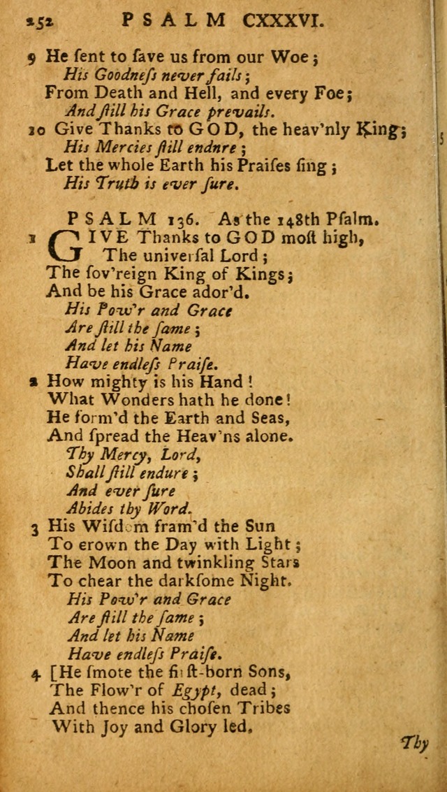 The Psalms of David: imitated in the language of the New Testament, and applied to the Christian state and worship (27th ed.) page 252