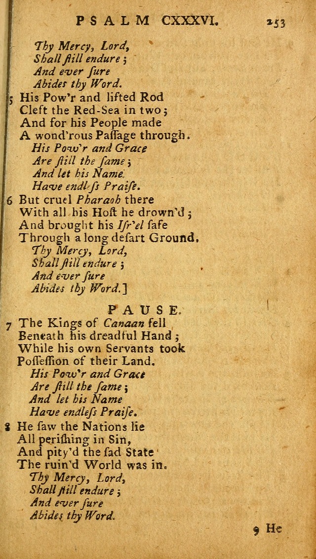 The Psalms of David: imitated in the language of the New Testament, and applied to the Christian state and worship (27th ed.) page 253