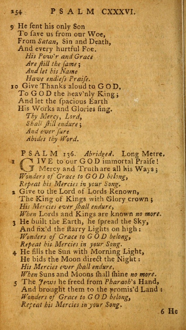 The Psalms of David: imitated in the language of the New Testament, and applied to the Christian state and worship (27th ed.) page 254