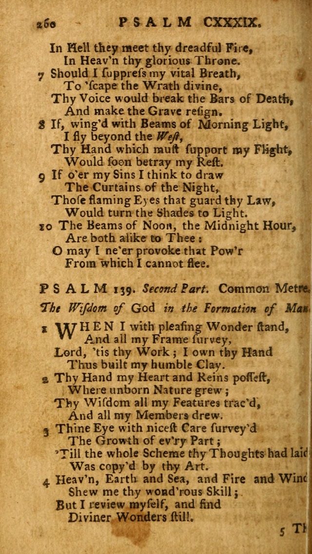 The Psalms of David: imitated in the language of the New Testament, and applied to the Christian state and worship (27th ed.) page 260