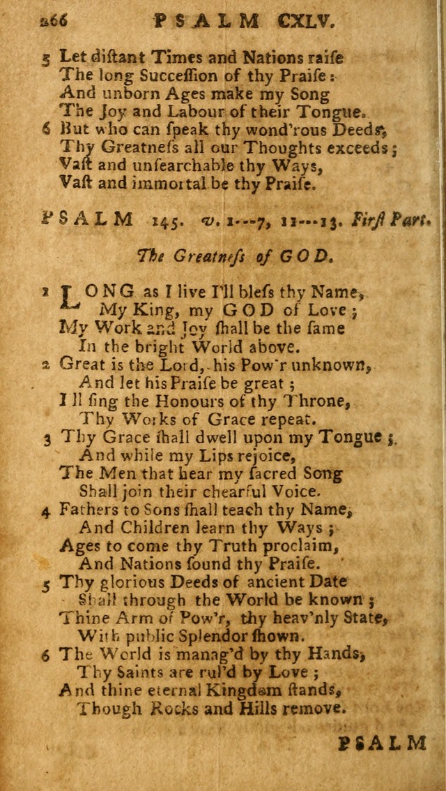 The Psalms of David: imitated in the language of the New Testament, and applied to the Christian state and worship (27th ed.) page 266