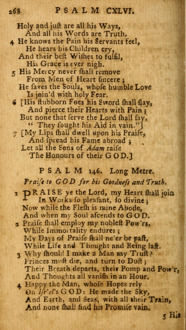 The Psalms of David: imitated in the language of the New Testament, and applied to the Christian state and worship (27th ed.) page 268