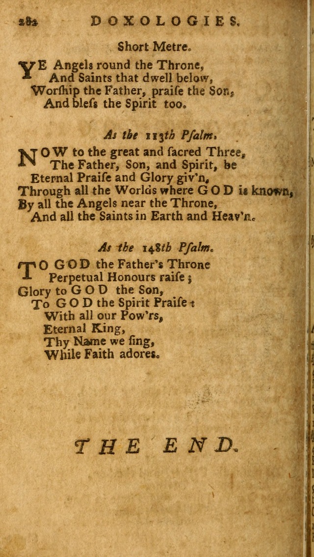 The Psalms of David: imitated in the language of the New Testament, and applied to the Christian state and worship (27th ed.) page 282