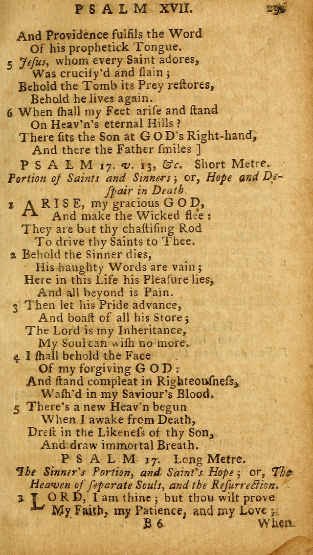 The Psalms of David: imitated in the language of the New Testament, and applied to the Christian state and worship (27th ed.) page 29