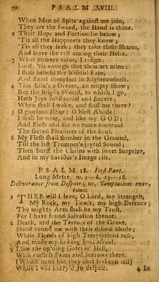 The Psalms of David: imitated in the language of the New Testament, and applied to the Christian state and worship (27th ed.) page 30