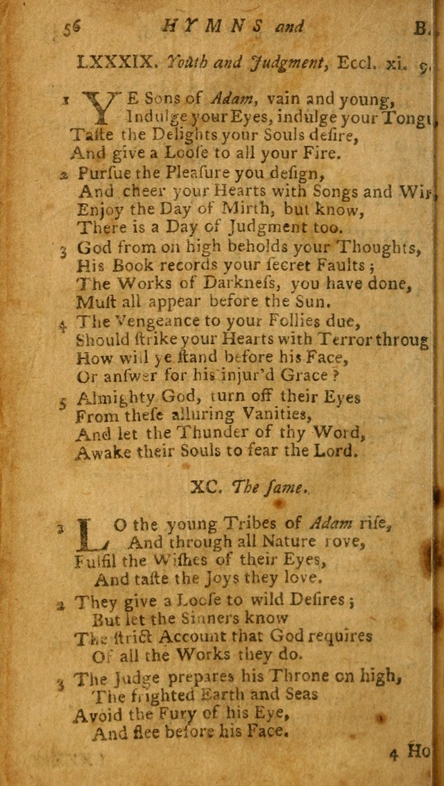 The Psalms of David: imitated in the language of the New Testament, and applied to the Christian state and worship (27th ed.) page 376