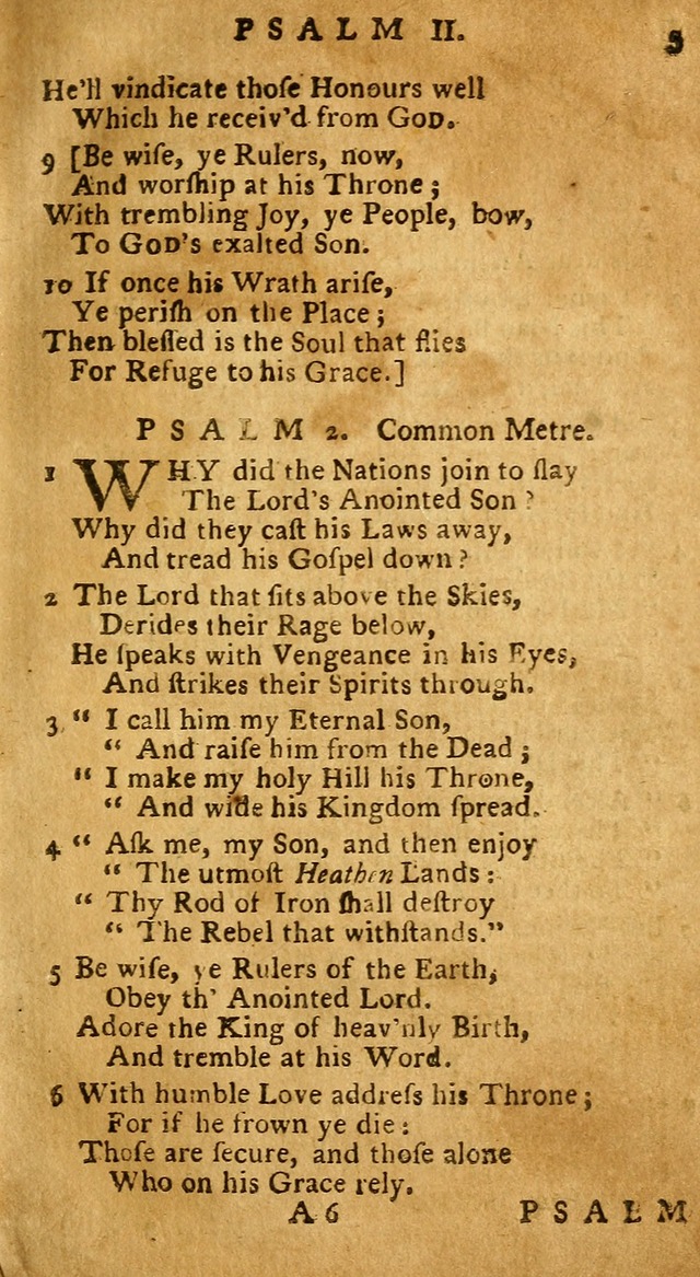 The Psalms of David: imitated in the language of the New Testament, and applied to the Christian state and worship (27th ed.) page 5