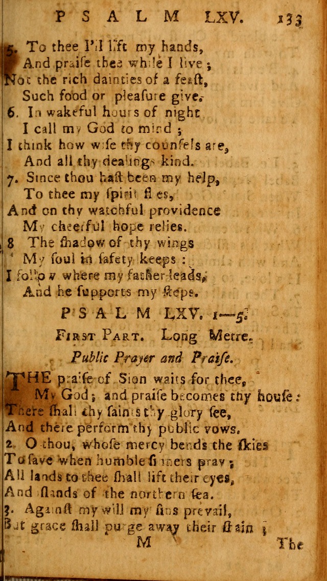 The Psalms of David: imitated in the language of the New Testament, and applied to the Christian state and worship page 133