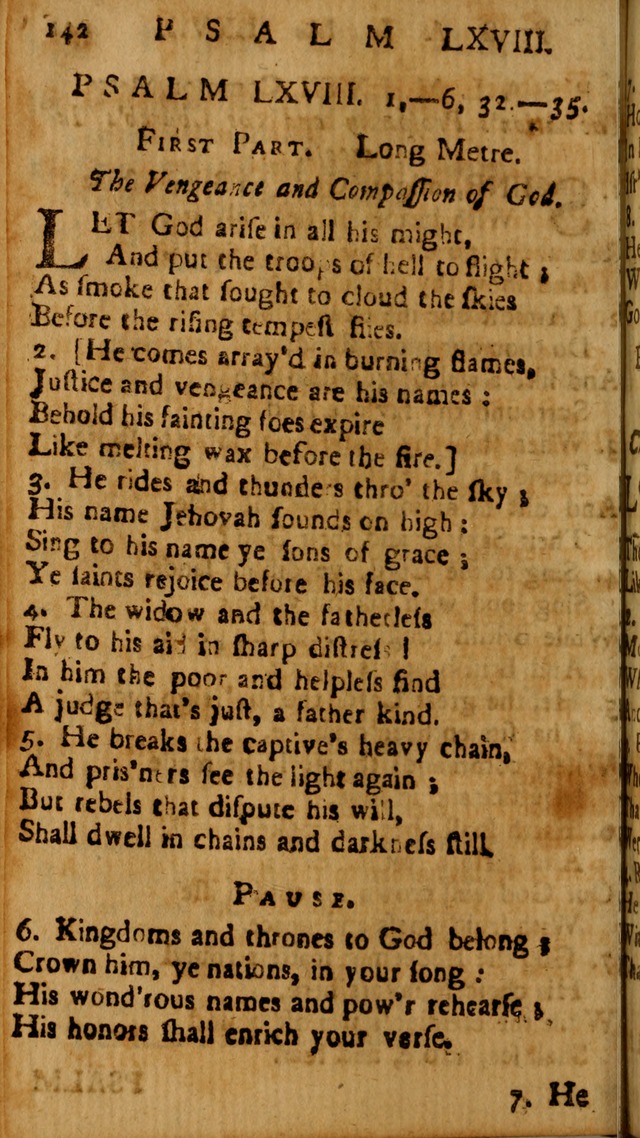 The Psalms of David: imitated in the language of the New Testament, and applied to the Christian state and worship page 142