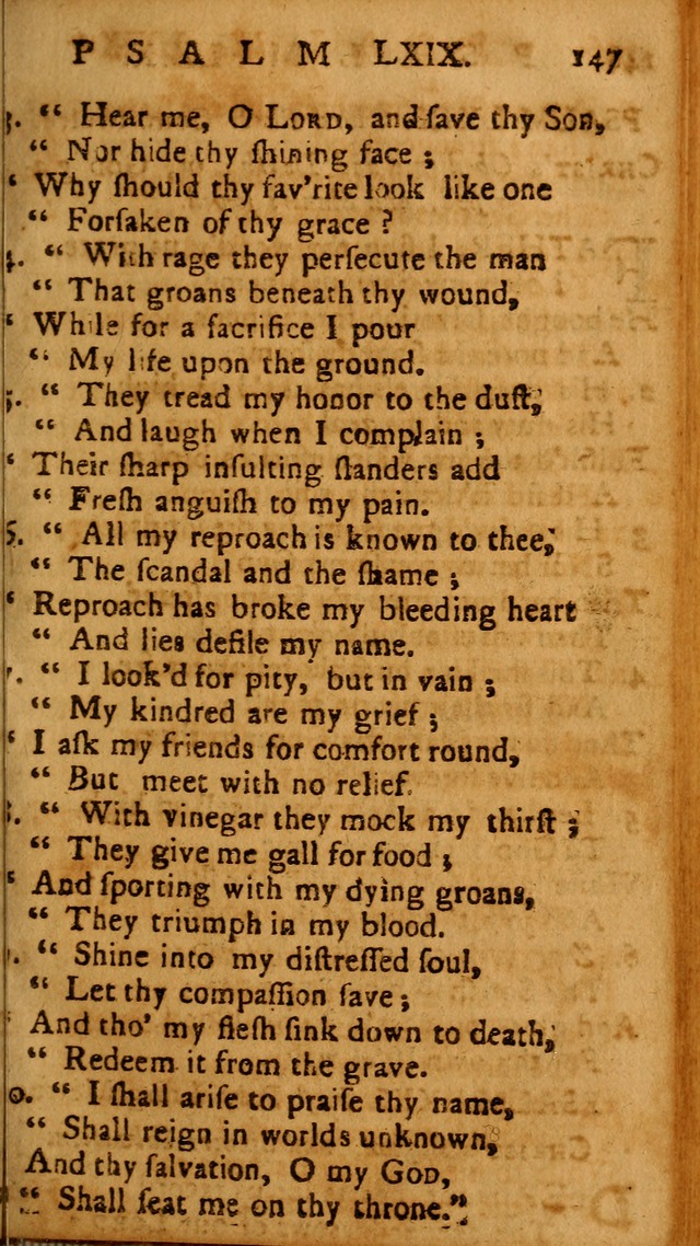 The Psalms of David: imitated in the language of the New Testament, and applied to the Christian state and worship page 147