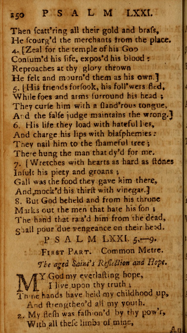 The Psalms of David: imitated in the language of the New Testament, and applied to the Christian state and worship page 150