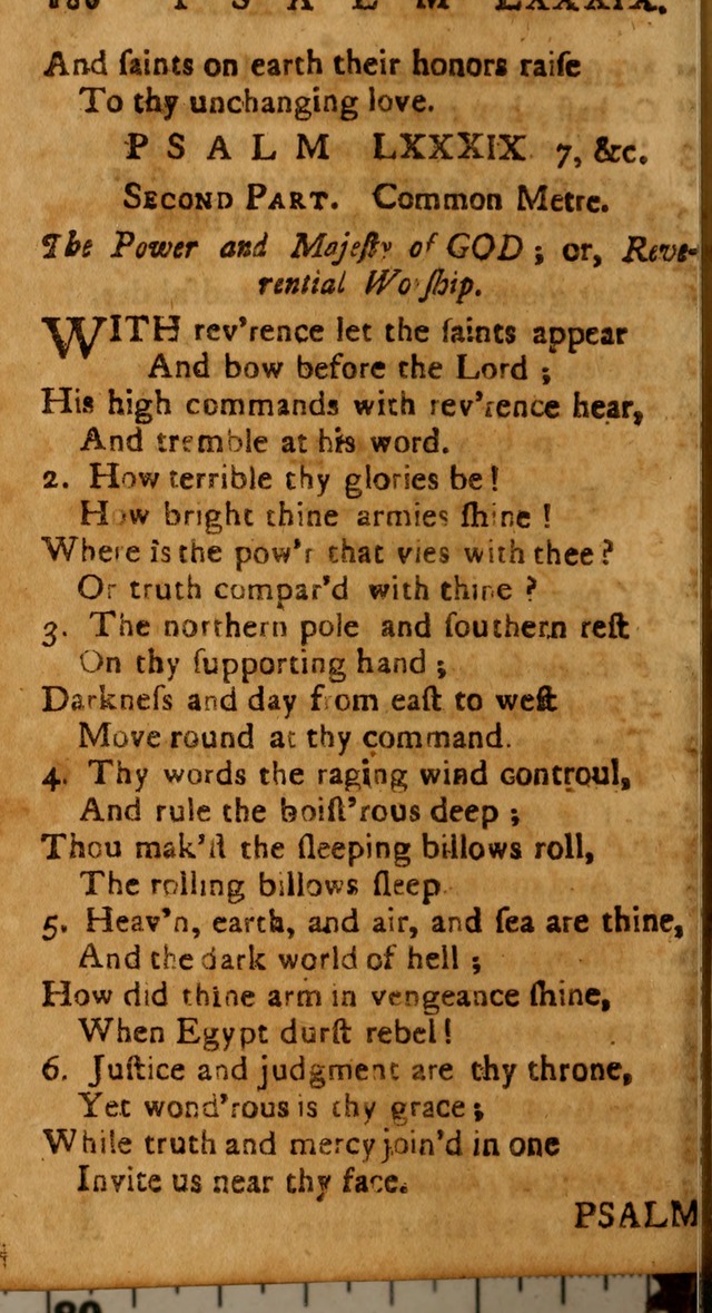 The Psalms of David: imitated in the language of the New Testament, and applied to the Christian state and worship page 186