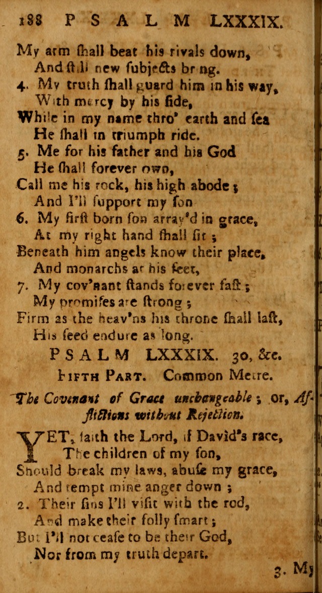 The Psalms of David: imitated in the language of the New Testament, and applied to the Christian state and worship page 188