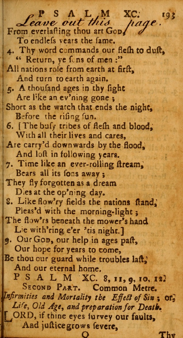 The Psalms of David: imitated in the language of the New Testament, and applied to the Christian state and worship page 193