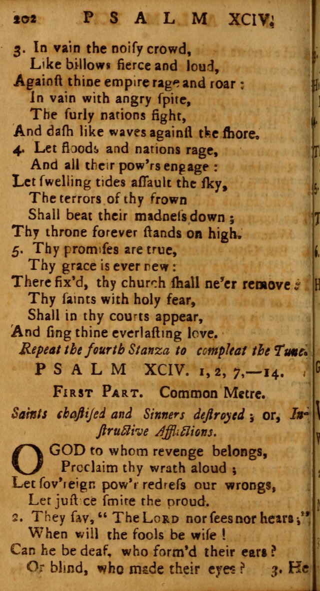 The Psalms of David: imitated in the language of the New Testament, and applied to the Christian state and worship page 202