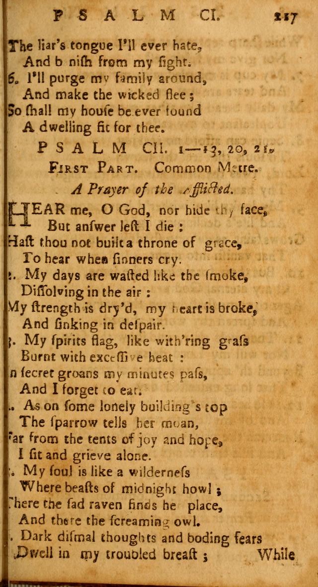 The Psalms of David: imitated in the language of the New Testament, and applied to the Christian state and worship page 217