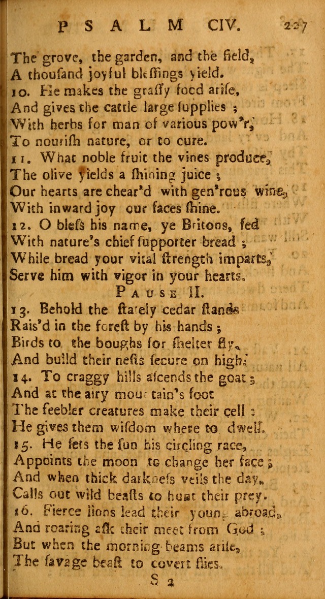 The Psalms of David: imitated in the language of the New Testament, and applied to the Christian state and worship page 227