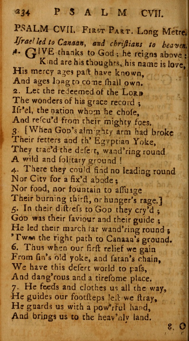 The Psalms of David: imitated in the language of the New Testament, and applied to the Christian state and worship page 234