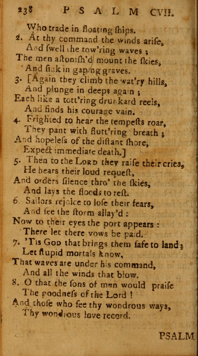 The Psalms of David: imitated in the language of the New Testament, and applied to the Christian state and worship page 238