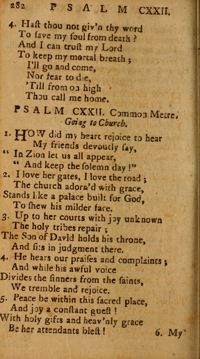 The Psalms of David: imitated in the language of the New Testament, and applied to the Christian state and worship page 282