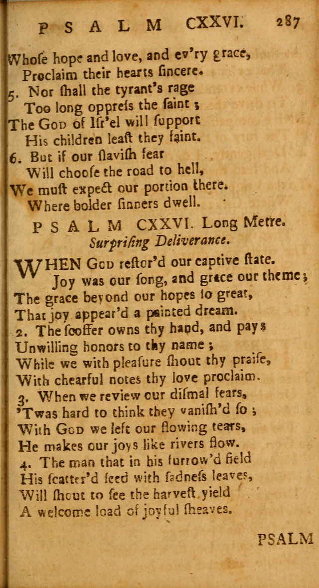 The Psalms of David: imitated in the language of the New Testament, and applied to the Christian state and worship page 287