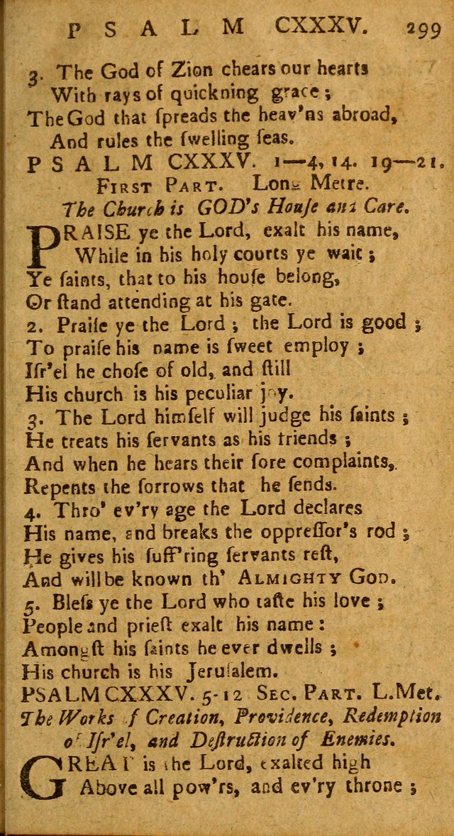 The Psalms of David: imitated in the language of the New Testament, and applied to the Christian state and worship page 299