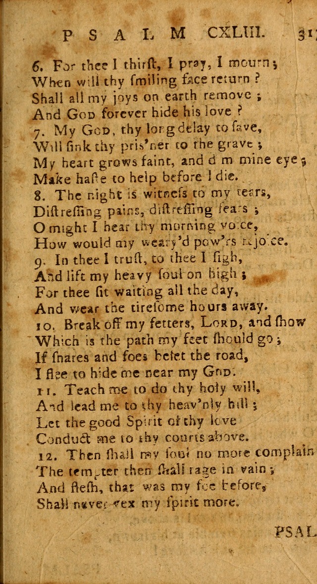 The Psalms of David: imitated in the language of the New Testament, and applied to the Christian state and worship page 317