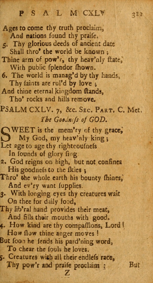 The Psalms of David: imitated in the language of the New Testament, and applied to the Christian state and worship page 321